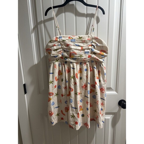 Free Assembly Women’s Pleated Cotton Mini Dress NWT Plus Sz XXL (20)  Pockets - Picture 1 of 7